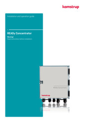 Kamstrup READy Concentrator Installation And Operation Manual