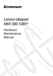 Lenovo Ideapad MIIX 300-10IBY Hardware Maintenance Manual