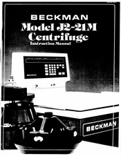 Beckman J2-21M Instruction Manual