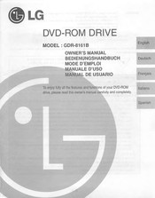 LG GDR-8161B Owner's Manual