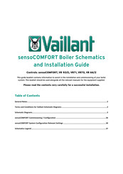 Vaillant sensoCOMFORT VR71 Schematics And Installation Manual