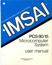 Imsai PCS80/15 User Manual