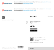 Sony a9 II Instructions Manual