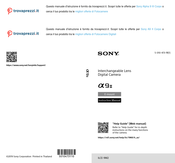 Sony alpha 9 III Instructions Manual