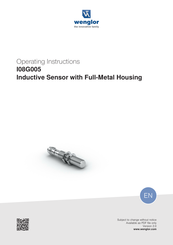 Wenglor I08G005 Operating Instructions Manual