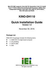 IEI Technology KINO-DH110 Quick Installation Manual