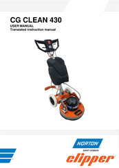 SAINT-GOBAIN NORTON clipper CG CLEAN 430 110V User Manual