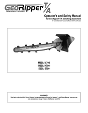 GeoRipper M700 Operator's And Safety Manual