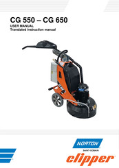 SAINT-GOBAIN NORTON clipper CG 550 400V User Manual