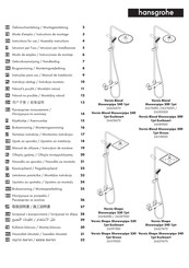Hans Grohe Vernis Shape Showerpipe 230 1jet 26286 Series Instructions For Use/Assembly Instructions