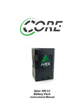 Core Apex 360 LV Instructional Manual