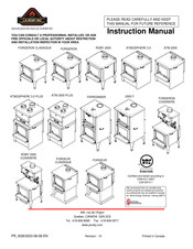J. A. Roby ROBY 2500 CUISINIERE Instruction Manual