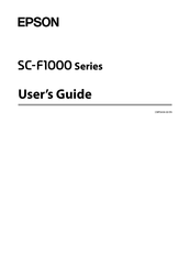 Epson SC-F1030 User Manual