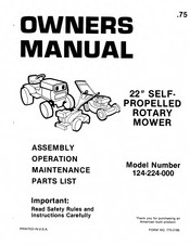 MTD 124-224-000 Owner's Manual