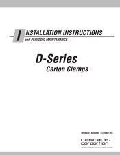 cascade corporation 15D Installation Instructions Manual