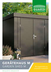 Guardi Garden Shed Medium Assembly Instruction Manual