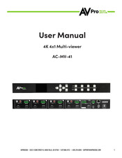 AVProEdge AC-MV-41 User Manual