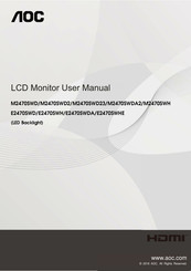 AOC M2470SWD2 User Manual
