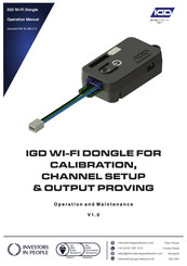 IGD IGD-DONGLE Operation Manual