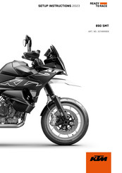 KTM 890 SMT 2023 Setup Instructions