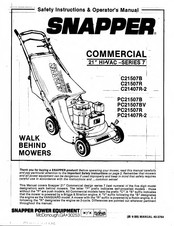 Snapper HI-VAC 7 Series Operator's Manual