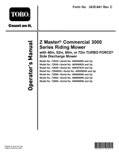 Toro 72950 Operator's Manual