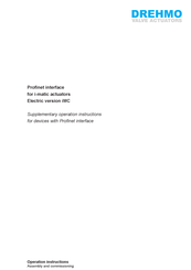 Drehmo iMC Supplement Manual