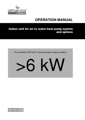 Daikin altherma EKHBHE008AA3V3 Operation Manual