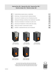Harvia Pro 20 Instructions For Installation And Use Manual