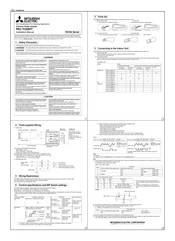 Mitsubishi Electric PAC-YU25HT Installation Manual