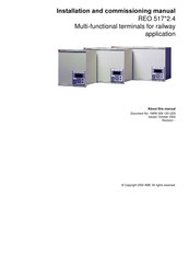 ABB REO 517*2.4 Installation And Commissioning Manual