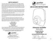 Guardian H1210AR Use & Care Instructions Manual