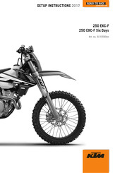 KTM 250 EXC-F 2017 Setup Instructions