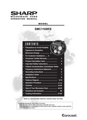Sharp Carousel SMC1169KS Operation Manual