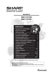 Sharp Carousel SMC1161KB Operation Manual