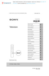 Sony Bravia XR-55A84J Reference Manual
