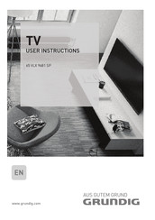 Grundig 65 VLX 9681 SP User Instruction