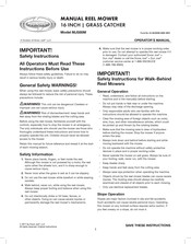 SNOWJOE SUNJOE MJ500M Operator's Manual