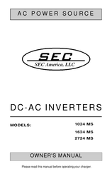 SEC 1024 MS Owner's Manual