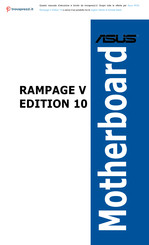 Asus ROG RAMPAGE V EDITION 10 User Manual