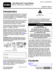 Toro Recyler 20379 Operator's Manual