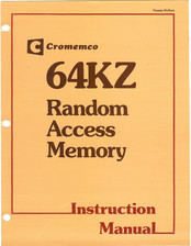 Cromemco 64KZ Instruction Manual