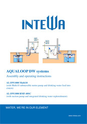 Intewa AL-DW1000 RAINMASTER F-40 SC Assembly And Operating Instructions Manual