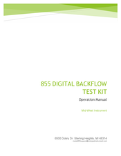 Mid-West Instrument 855 Operation Manual