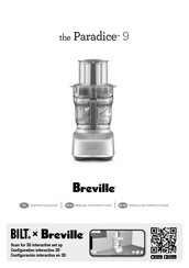 Breville Paradice 9 Instruction Manual