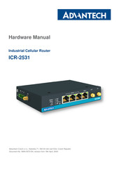 Advantech ICR-2600 Hardware Manual