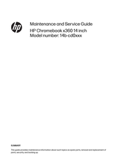 HP Chromebook x360 14b-cd0 Series Maintenance And Service Manual