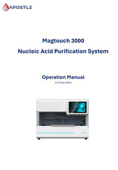 Apostle Magtouch 3000 Operation Manual