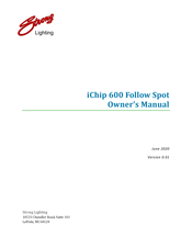 Strong Lighting iChip 600 Follow Spot Owner's Manual