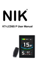 NIK KT-LCD8S P User Manual
